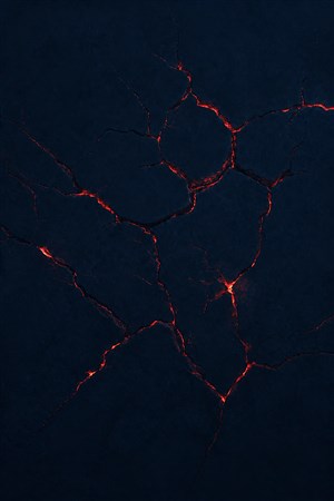 Symbolic archive illustration of a fractured column of light splitting into dark shards against a storm-lit sky, evoking the problem of suffering